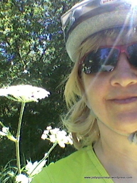 Selfie with Queen Anne Lace